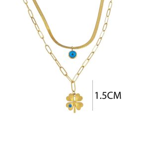 Ατσάλινο Κολιέ - ΧρυσόA1331