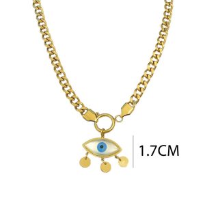 Ατσάλινο Κολιέ - ΧρυσόA3427A