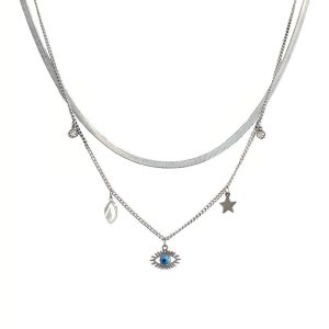 Ατσάλινο Κολιέ - ΧρυσόA1336