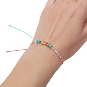 Βραχιόλια με Ψαράκι και Χάντρες 12 τεμ.A18013