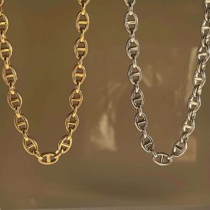 Ατσάλινο Κολιέ - ΧρυσόA3566A