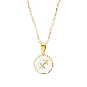 Ατσάλινο Κολιέ Με Ζώδιο (Τοξότης)X00271