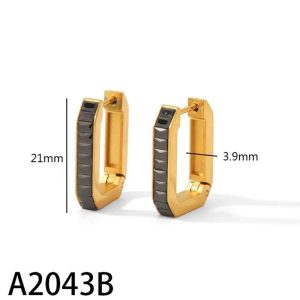 Ατσάλινα Σκουλαρίκια Κρεμαστά - Άσπρο31c229ca40a3