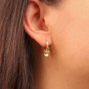 Ατσάλινα Σκουλαρίκια Κρεμαστά - Χρυσό8e474f76749b