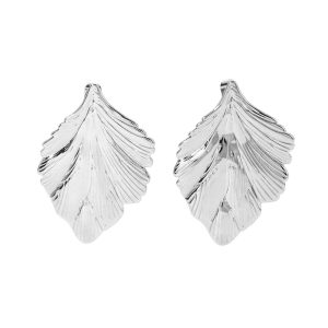 Ατσάλινα Σκουλαρίκια Καρφωτά - ΧρυσόA2084