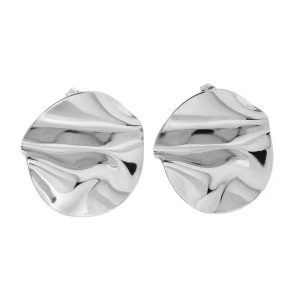 Ατσάλινα Σκουλαρίκια Καρφωτά - ΧρυσόA2090