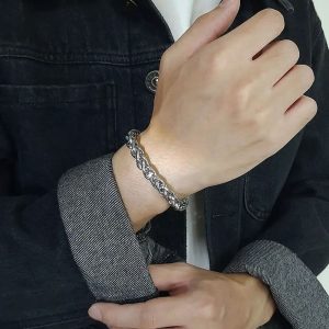 Αλυσίδα Απο Ανοξείδωτο Ατσάλι Ασημί Στρόγγυλη 0.7mmA22007