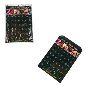 Σετ Ατσάλινα Σκουλαρίκια 42τμχX00314