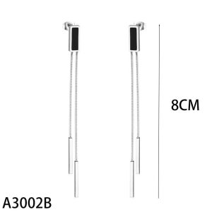 Ατσάλινα Σκουλαρίκια Κρεμαστά - Χρυσό3480649259d5