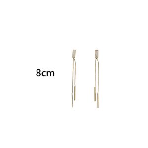 Ατσάλινα Σκουλαρίκια Κρεμαστά - ΧρυσόA3003A