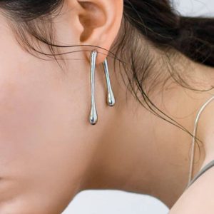 Ατσάλινα Σκουλαρίκια Κρεμαστά - Χρυσό06425894ef5d