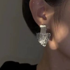 Ατσάλινα Σκουλαρίκια Καρφωτά - Χρυσόc0d6540c37ad