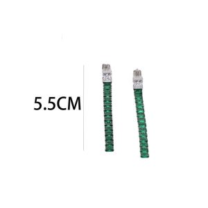 Ατσάλινα Σκουλαρίκια Κρεμαστά - Άσπροe9bc46df4304