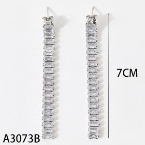 Ατσάλινα Σκουλαρίκια Κρεμαστά - Ροζ6a99b2518110