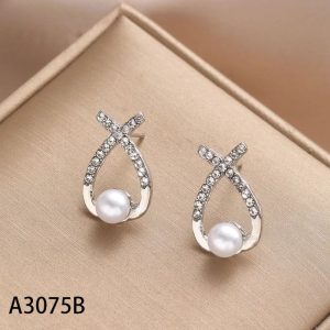 Ατσάλινα Σκουλαρίκια ΚαρφωτάA3075