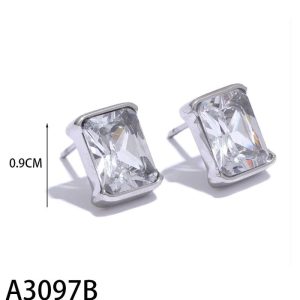 Ατσάλινα Σκουλαρίκια Καρφωτά - Ροζ361273d02eeb