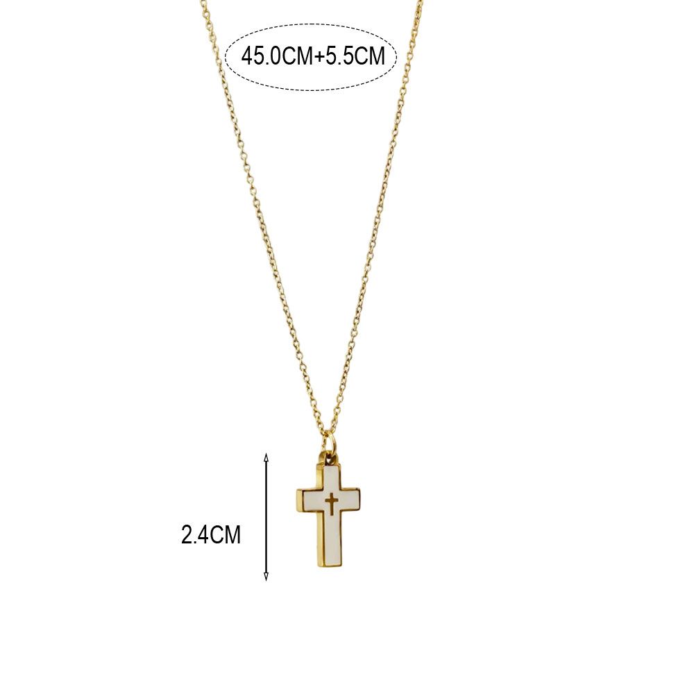 ς Σταυρος Απο Ανοξείδωτο Ατσάλι Και Πέτρα Φίλντισι - Χρυσό ς Σταυρος Απο Ανοξείδωτο Ατσάλι Και Πέτρα Φίλντισι - ΧρυσόA31050