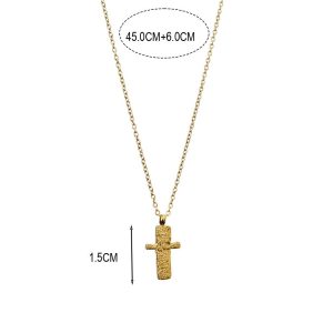 ς Σταυρός Απο Ανοξείδωτο Ατσάλι - ΧρυσόA31058