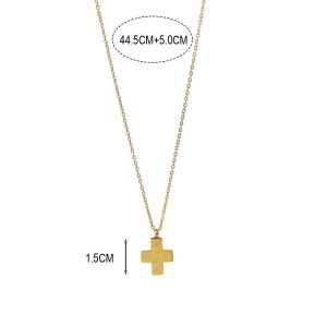 ς Σταυρός Απο Ανοξείδωτο Ατσάλι - ΧρυσόA31062