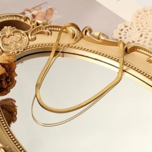 Ατσάλινο Κολιέ - ΑσημίA3122