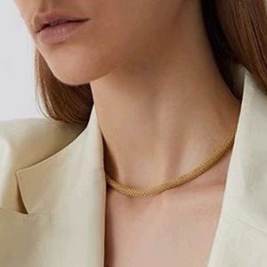 Ατσάλινο Κολιέ - Χρυσόe0ba72cab775