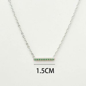 Ατσάλινο Κολιέ - Πράσινο/Χρυσόd275fbfc0344