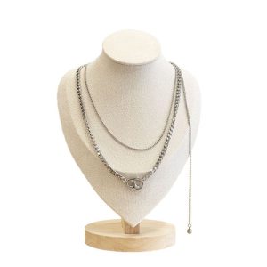 Ατσάλινο Κολιέ - Χρυσό6e55f26dc6eb