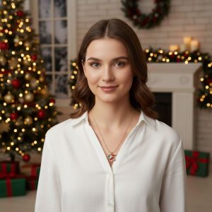 Ατσάλινο Κολιέ Santa ClausA33215