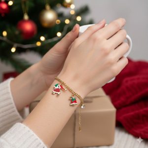 Ατσάλινο Βραχιόλι Santa & Charms | Steel Bracelet Santa & CharmsA33223
