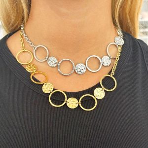 Ατσάλινο Κολιέ - ΑσημίA3332