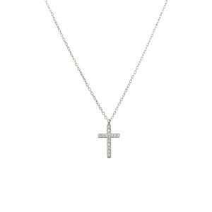 Ατσάλινο Κολιέ Σταυρός - ΧρυσόA3355