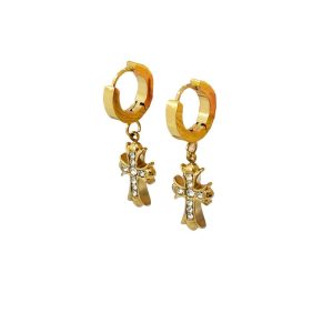 Ατσάλινα Σκουλαρίκια ΚρεμαστάA3357