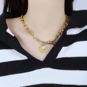 Ατσάλινο Κολιέ - ΑσημίA3390