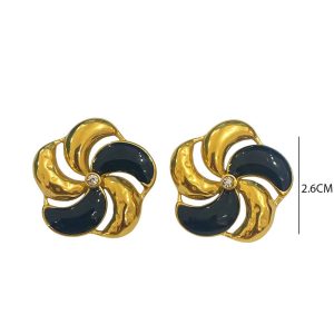 Ατσάλινα Σκουλαρίκια ΚαρφωτάA3484