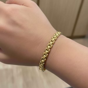 Βραχιόλι Πλέξη Ρολογιού από Ατσάλι - ΑσημίA35096B