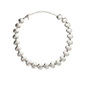 Γυναικείo Aτσάλινο Τσόκερ Με Κοχύλια - ΧρυσόA3604A