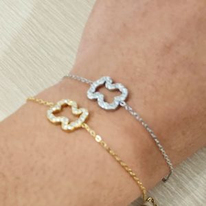 Ατσάλινο Βραχιόλι Με Στοιχείο Και Πέτρες Ζιργκόν - ΧρυσόA3620Α