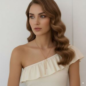 Κολιέ με ρυθμιζόμενο κόμπο - ΧρυσόA3926