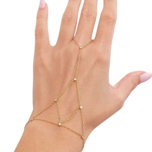 Βραχιόλι Δαχτυλίδι Πολλαπλής Αλυσίδας - ΧρυσόA3991a