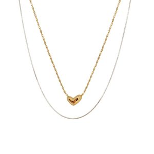 Κολιέ Απο Ανοξείδωτο Ατσάλι ΚαρδιάA41002
