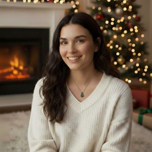 Ατσάλινο Κολιέ Miyuki Χριστουγεννιάτικο ΔέντροA49064