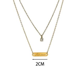 Ατσάλινο Κολιέ - ΧρυσόA6001B