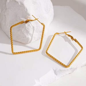 Ατσάλινα Σκουλαρίκια Κρίκοι - Χρυσό5e5f98c0b2b7