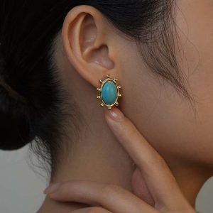 Ατσάλινα Σκουλαρίκια Καρφωτά - Ασημί9d4bedea6242