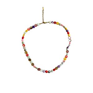 Ατσάλινο Κολιέ Με ΧάντρεςA7016