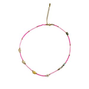 Ατσάλινο Κολιέ Με ΧάντρεςA7033