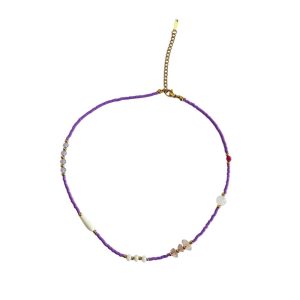 Ατσάλινο Κολιέ Με ΧάντρεςA7035