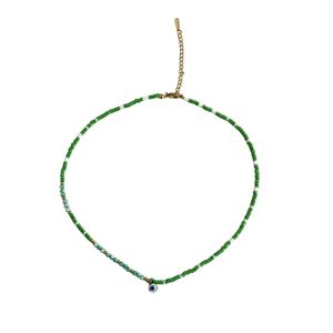 Ατσάλινο Κολιέ Με ΧάντρεςA7037