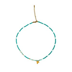 Ατσάλινο Κολιέ Με ΧάντρεςA7038