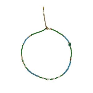 Ατσάλινο Κολιέ Με ΧάντρεςA7039